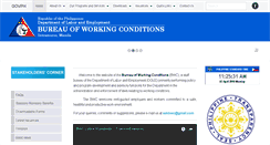 Desktop Screenshot of bwc.dole.gov.ph