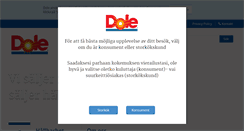 Desktop Screenshot of dole.se