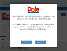 Tablet Screenshot of dole.se