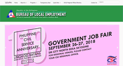 Desktop Screenshot of ble.dole.gov.ph